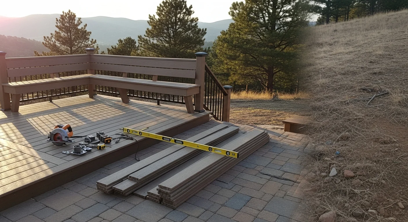 Custom deck and patio construction in Colorado