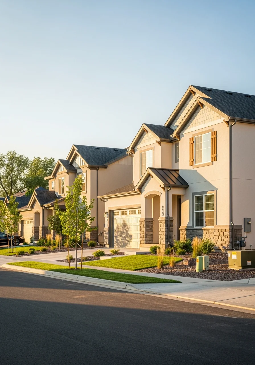 Castle Rock home exterior showing quality finishes and professional work on a newer property in the community.